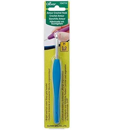 Amazon.com: Clover 1055/L Amour Crochet Hook, Size L/8.0mm